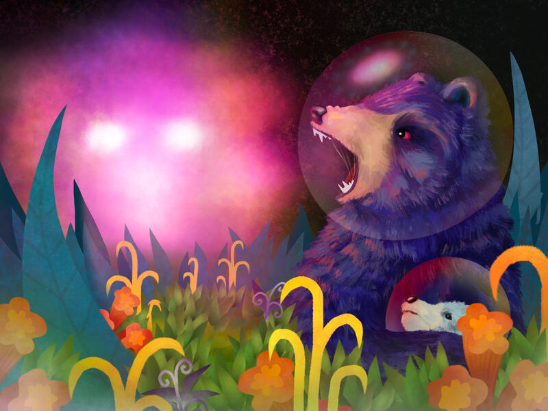 Space Bears, Digital, 2024